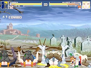 Arcana heart vs zombie dog and monsters mugen 1
